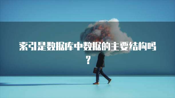 索引是数据库中数据的主要结构吗？