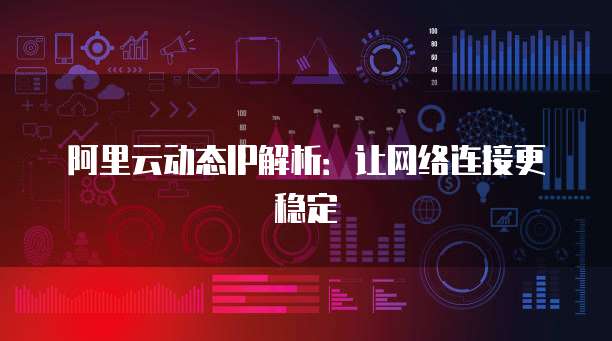阿里云动态IP解析：让网络连接更稳定