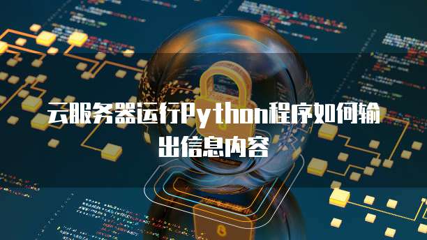 云服务器运行Python程序如何输出信息内容