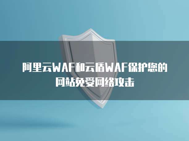 阿里云WAF和云盾WAF保护您的网站免受网络攻击