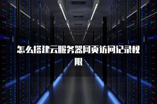 怎么搭建云服务器网页访问记录权限