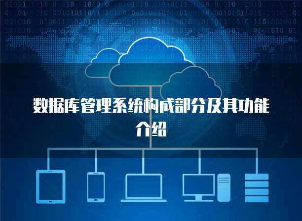 数据库管理系统构成部分及其功能介绍