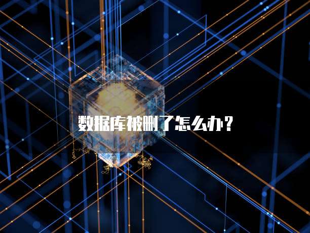 数据库被删了怎么办？
