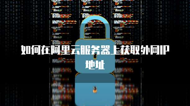 如何在阿里云服务器上获取外网IP地址