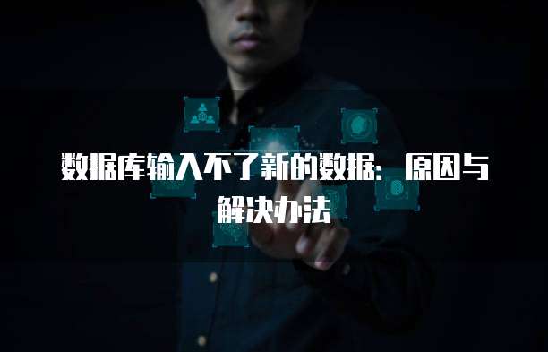 数据库输入不了新的数据：原因与解决办法